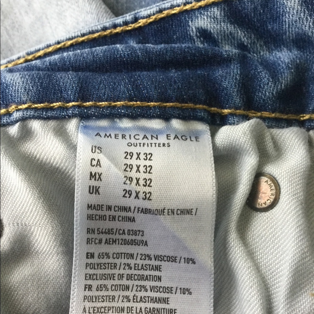 AMERICAN EAGLE NEXT LEVEL FLEX SKINNY JEAN 29x32 - Picture 4 of 8